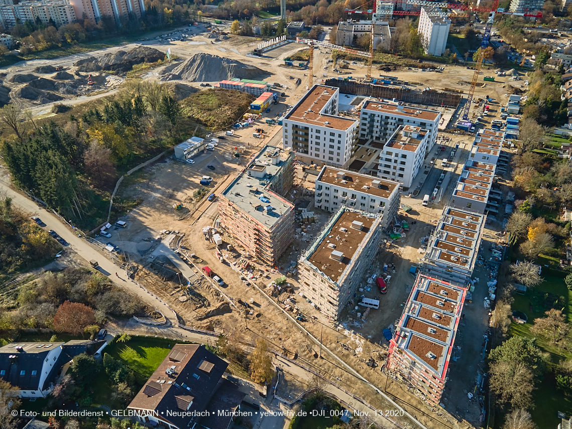 13.11.2020 - Piederstorfer Gelände und Alexisqaurtier am Karl-Marx-Ring in Neuperlach 13.11.2020 - Piederstorfer Gelände und Alexisqaurtier am Karl-Marx-Ring in Neuperlach